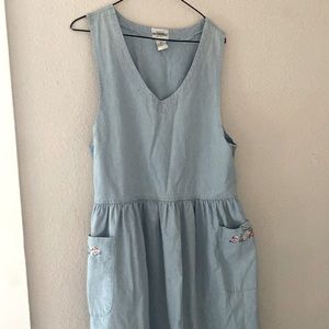 Vintage 90s demon apron dress